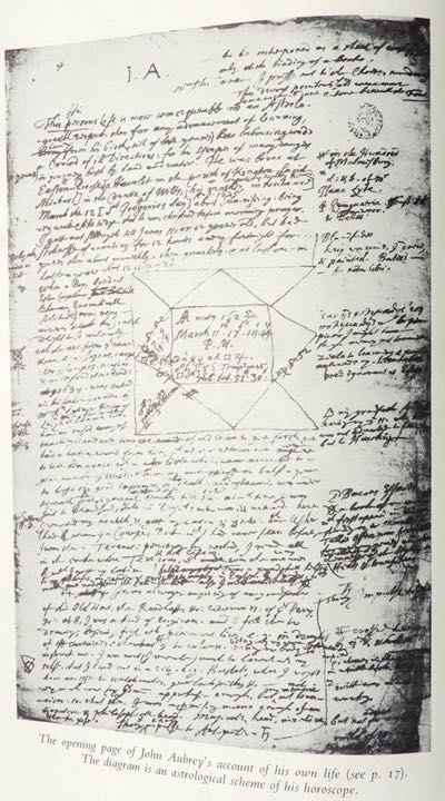 A page from Brief Lives