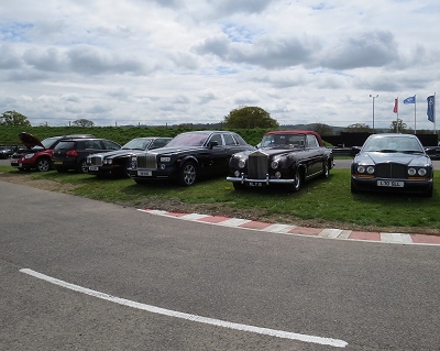 Our Yeti, parked with the other smart cars.