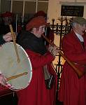 Playing outside the Mansion House. Photo: Jayne Thomas.