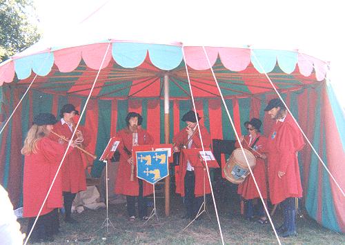 King's Lynn Waites playing at the Skelton Fair