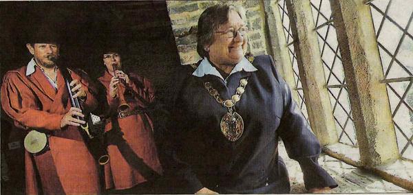 King's Lynn Mayor with her Waites